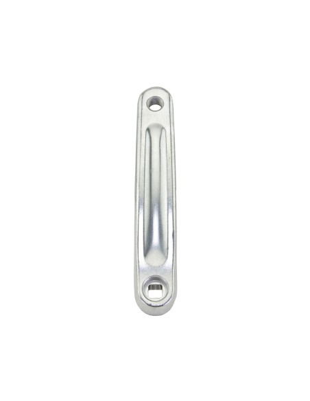 Alloy Left Crank Arm 170mm Horizontal Square Design Chrome.